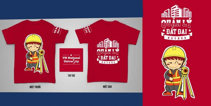  Mẫu áo đồng phục lớp K57 ĐH Khoa Học và Tự Nhiên Hà Nội u1692
