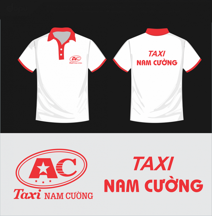 Mẫu áo đồng phục taxi Nam Cường Hà Nội u2765