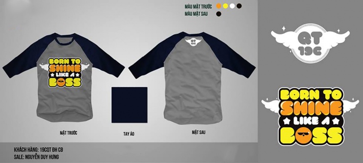 Mẫu áo đồng phục lớp 19CQT ĐH Công Đoàn Hà Nội u1841