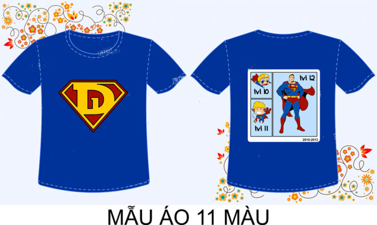 Mẫu áo đồng phục lớp A4 THPT Trần Phú Hà Nội u1424
