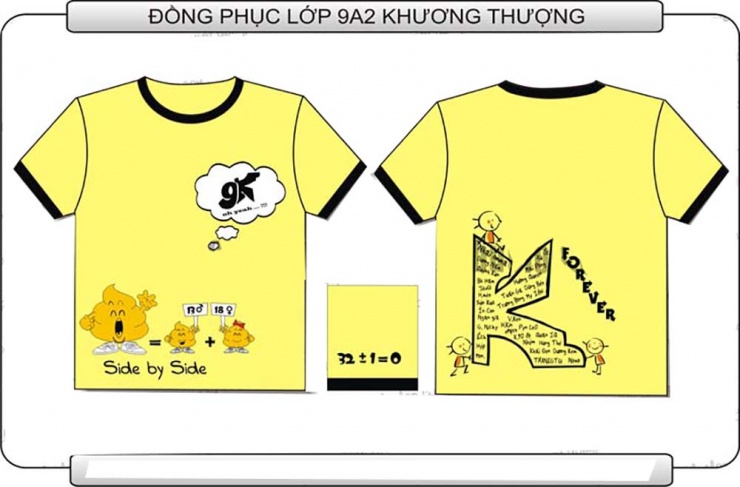 Mẫu đồng phục lớp 9A2 THCS Khương Thượng Hà Nội u2411