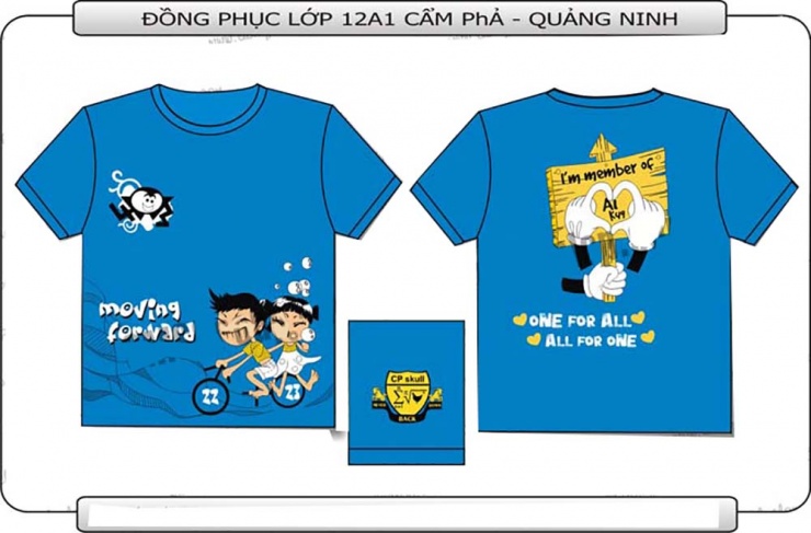 Mẫu đồng phục lớp 12A1 THPT Cẩm Phả Quảng Ninh u2413