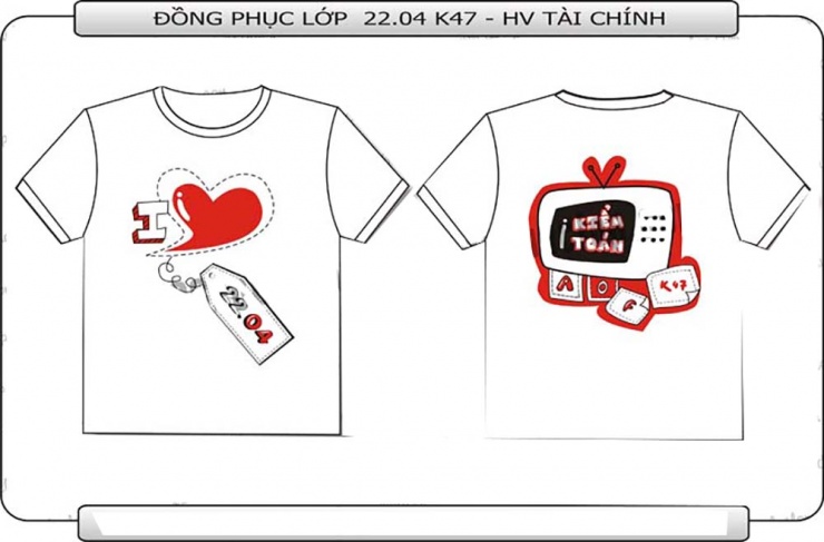 Mẫu đồng phục lớp 22.04 K47 Học Viện Tài Chính Hà Nội u2418