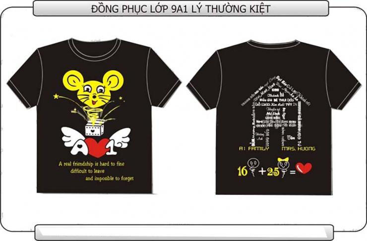 Mẫu đồng phục lớp 9A1 THCS Lý Thường Kiệt Hà Nội u2423
