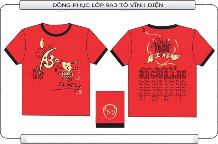 Mẫu đồng phục lớp 9A3 THCS Tô Vĩnh Diện Hà Nội u2426