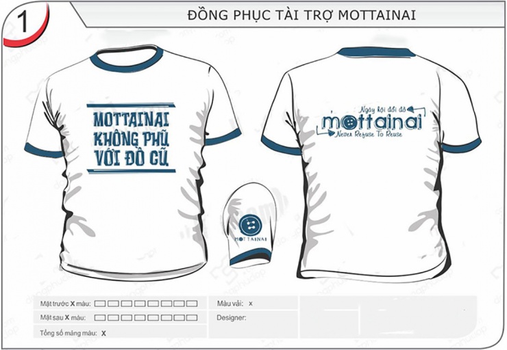 Mẫu áo đồng phục Mottainai Hà Nội u1728