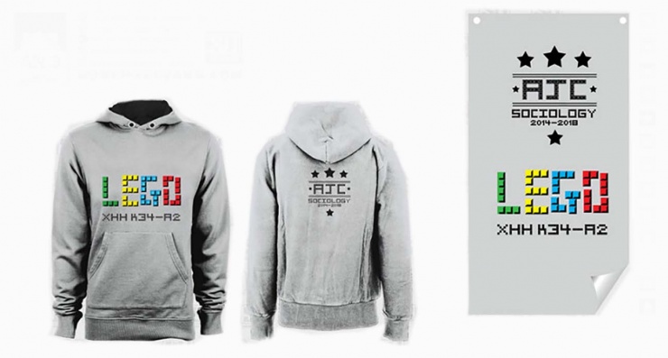 Mẫu áo đồng phục lớp K34 A2 ĐH Phương Đông Hà Nội U2795