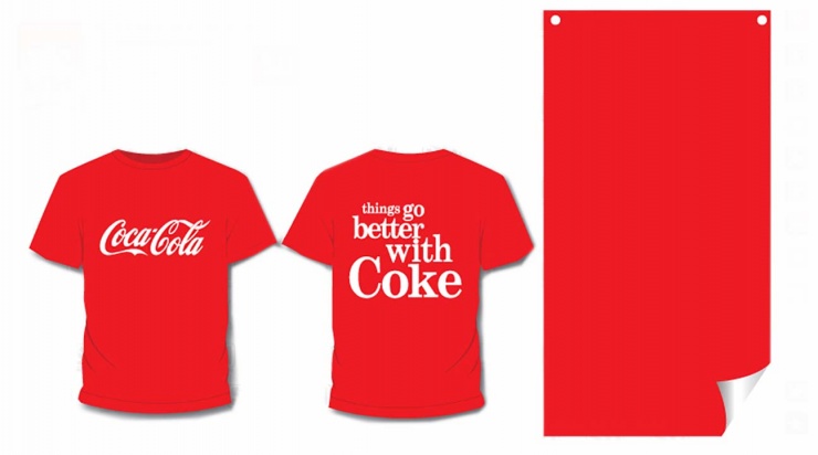 Mẫu áo đồng phục Cocacola Hà Nội U2807