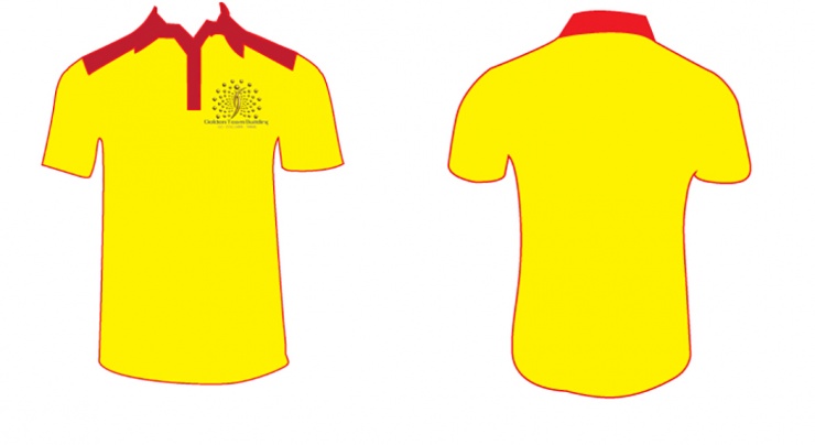 Mẫu áo đồng phục cty Golden team bulding u1227
