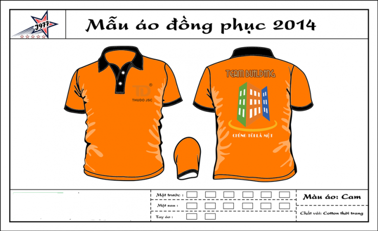 Mẫu áo đồng phục CTY Th do JSC U1271