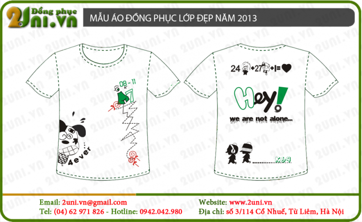 Mẫu áo lớp A7 4-ever THCS Mạc Đĩnh Chi Hà Nội U1462